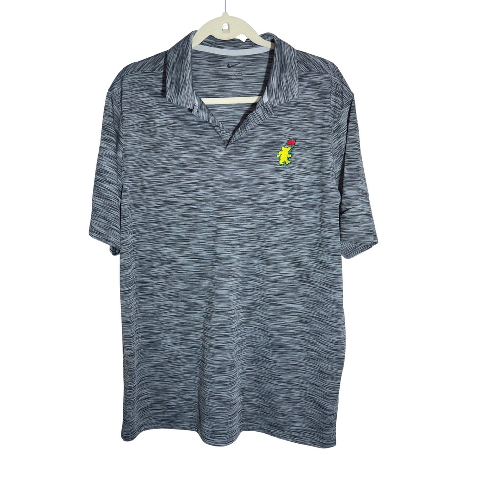 Nike X Masters X Grateful Dead Polo Shirt sz LG Rare